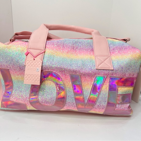 OMG Accessories Glitter Duffle Bag - Picture 3 of 16